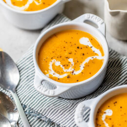 Slow Cooker Butternut Pear Soup