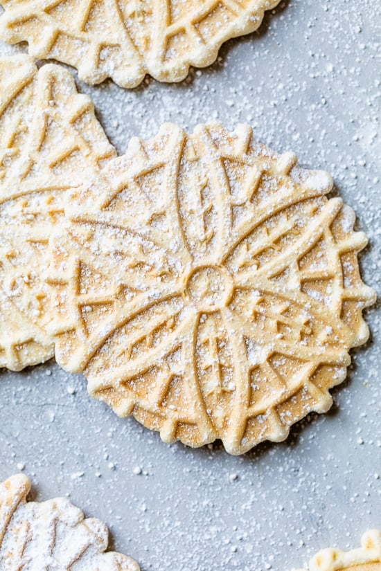 pizzelle up close