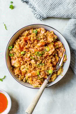 Salmon Fried Rice 