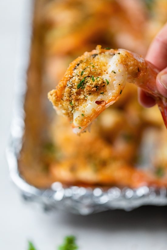 Sheet Pan Shrimp Oreganata