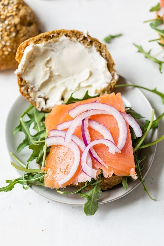 High Protein Lox Sandwich