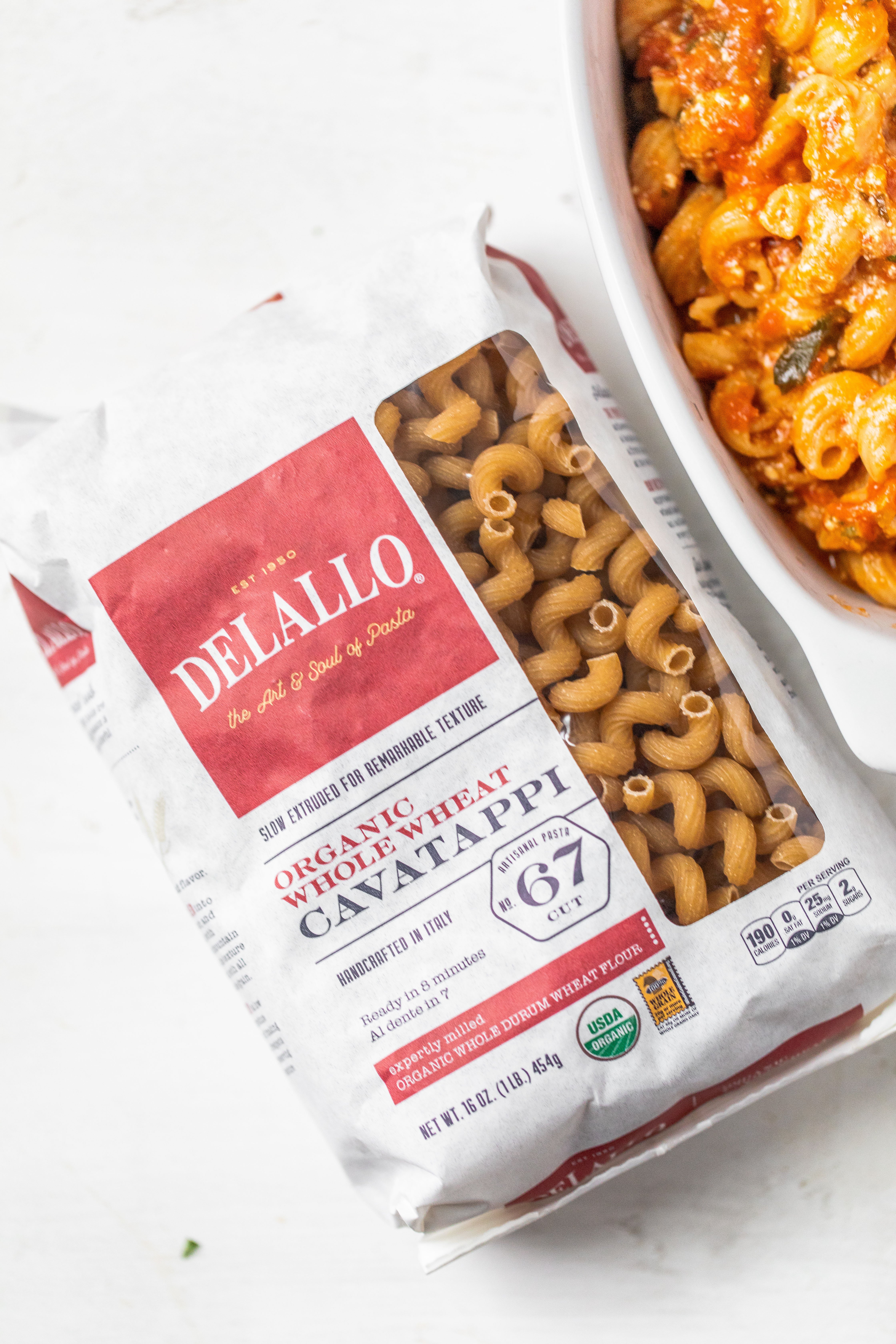 delallo whole wheat pasta