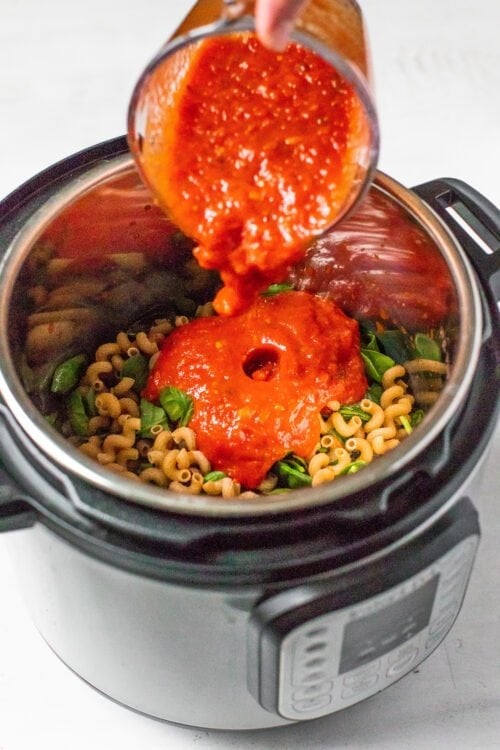 how to make baked ziti in the pressure cooker