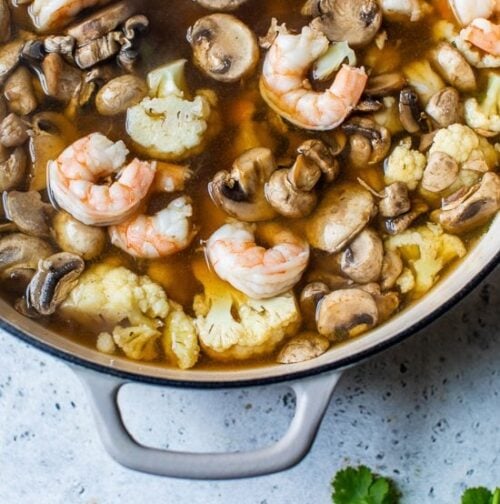 shrimp and veggie pho