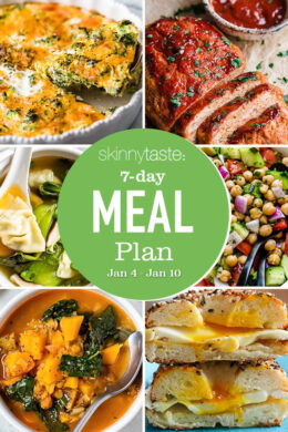 A free 7-day, flexible weight loss meal plan including breakfast, lunch and dinner and a shopping list. All recipes include calories and updated WW Smart Points.