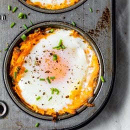 sweet potato egg nest