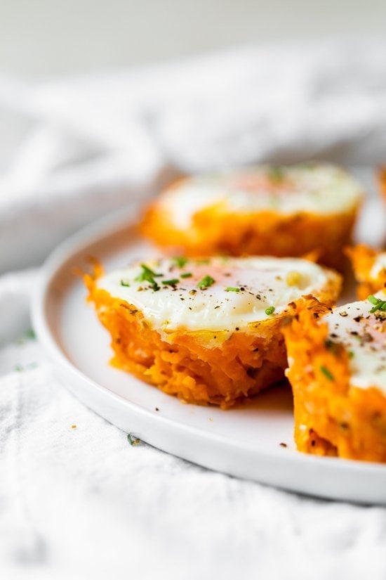 Baked Sweet Potato Egg Cups
