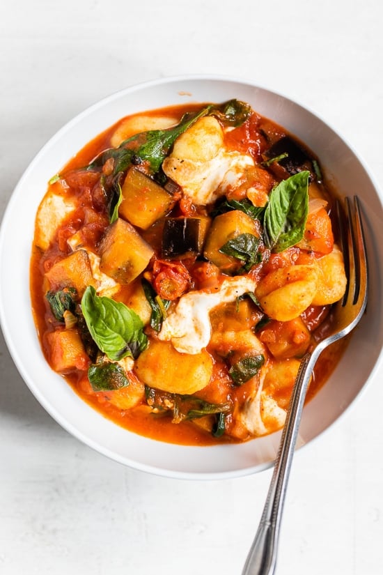 gnocchi with eggplant