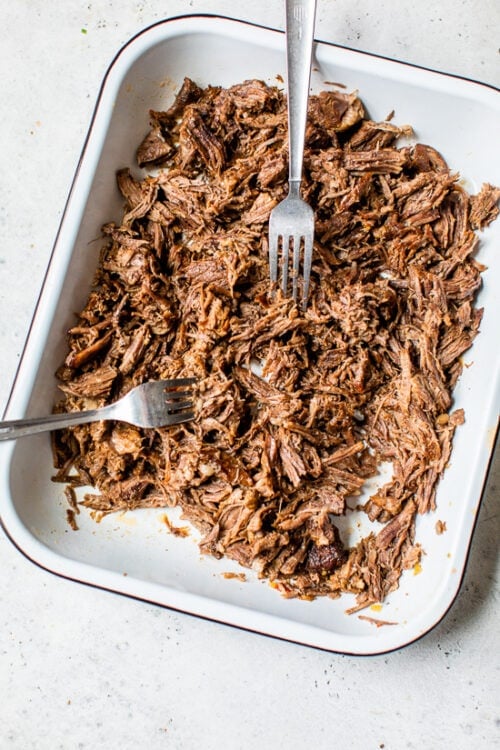shredded beef