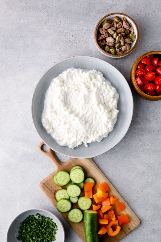 Savory Cottage Cheese ingredients