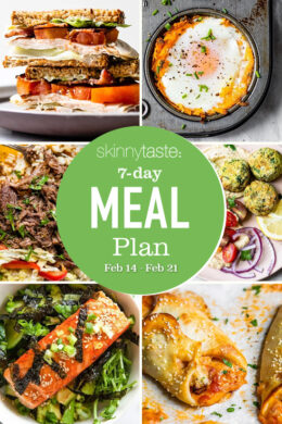 7 Day Healthy Meal Plan (Feb 15-21)