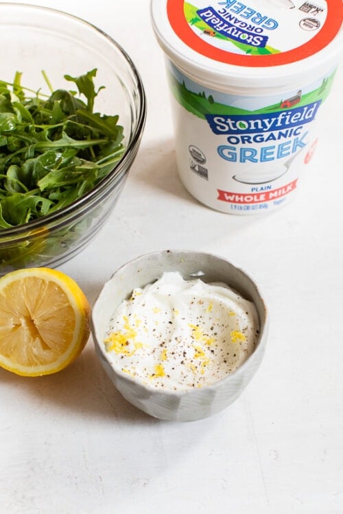 Lemony Yogurt Sauce