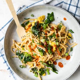 Hearts of Palm Noodle Peanut Stir Fry