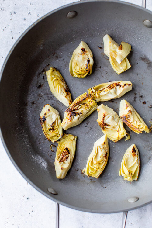 charred artichokes