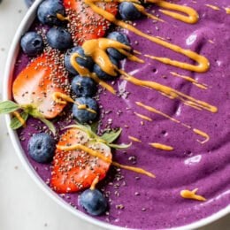 Protein PB & J Smoothie Bowl