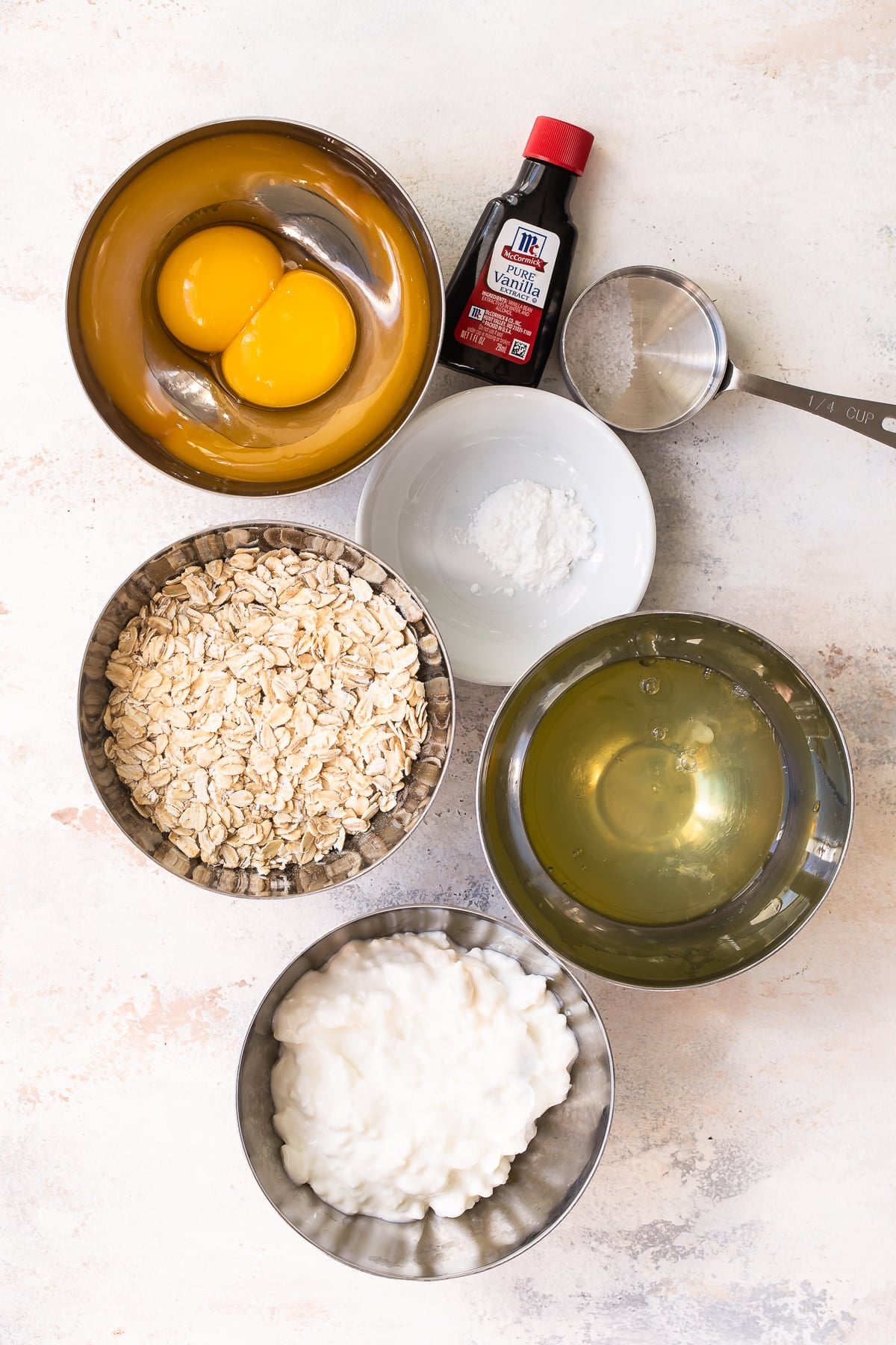 Protein Waffle ingredients like oat flour and cottage cheese