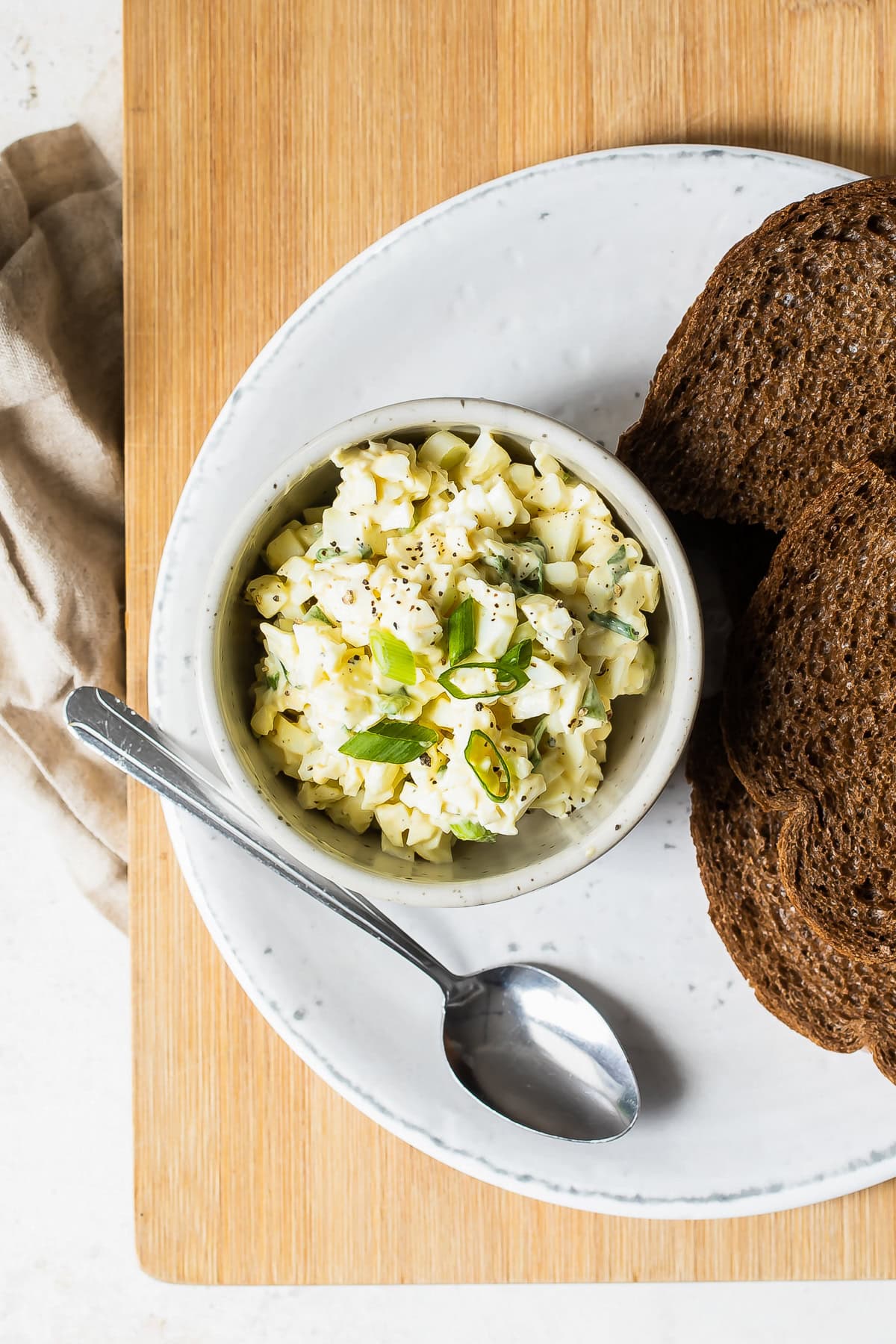 Low Yolk High Protein Egg Salad