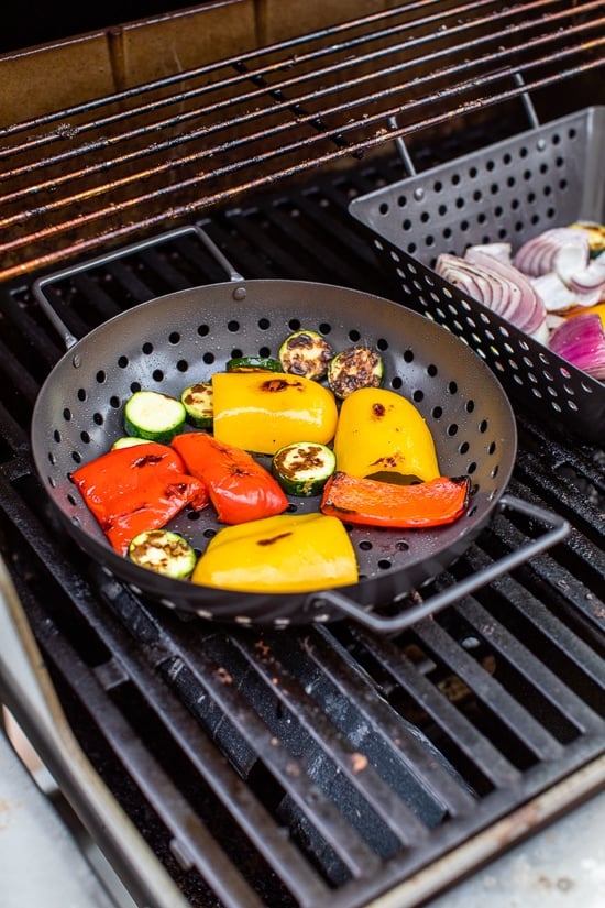 grilling vegetables