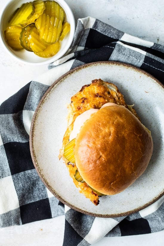 Air Fried Spicy Chicken Sandwich
