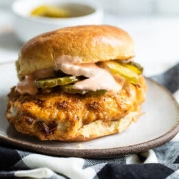 Air Fryer Chicken Sandwich
