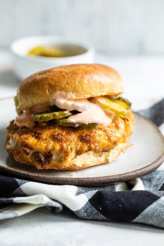 Air Fryer Chicken Sandwich