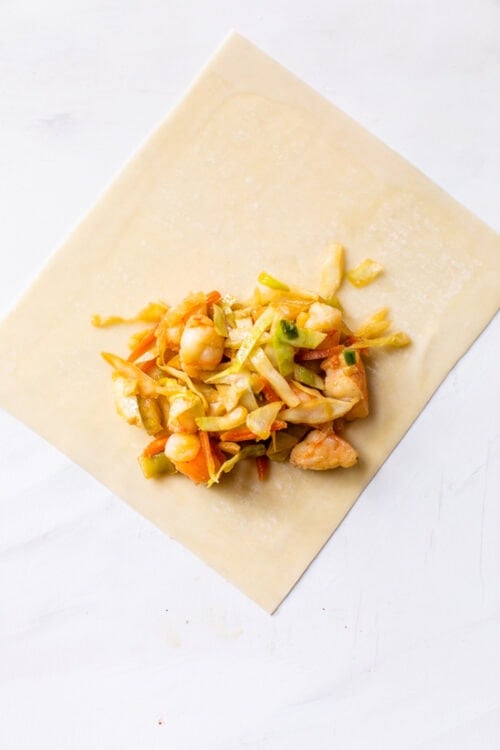 how to make shrimp egg roll