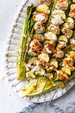 Grilled Chicken Caesar Skewers