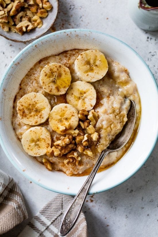 Banana Nut Protein Oatmeal