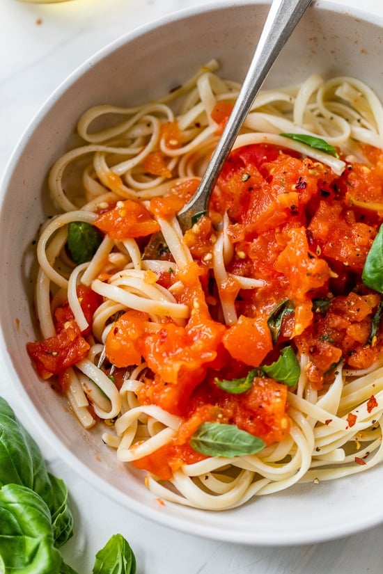 Tomato Sauce with pasta