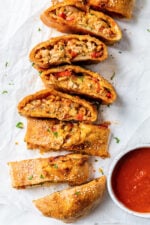 Sausage and Pepper Stuffed Bread