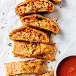 Sausage and Pepper Stuffed Bread