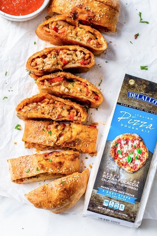 delallo pizza kit stromboli