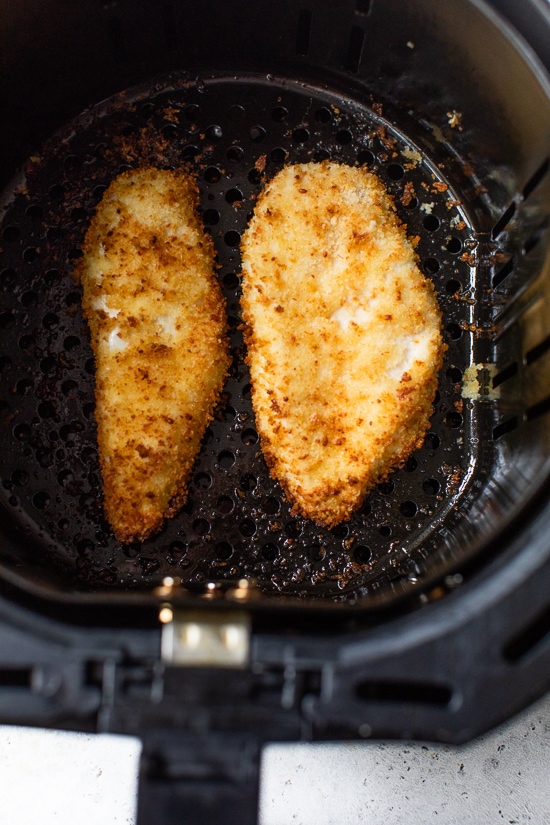 air fryer chicken milanese