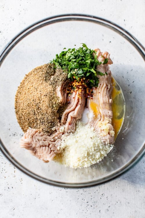 Chicken Romano Meatballs