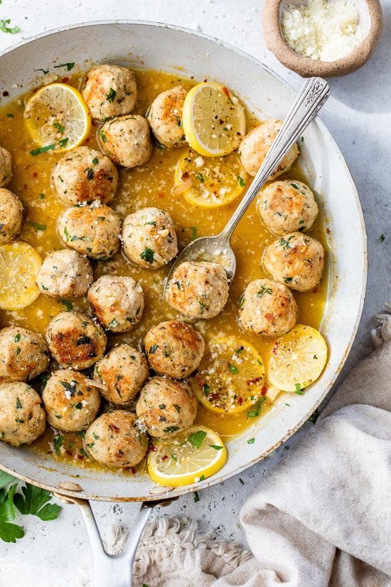 Chicken Romano Meatballs