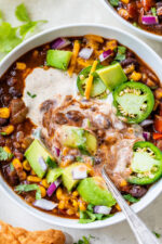 Black Bean Vegetarian Chili