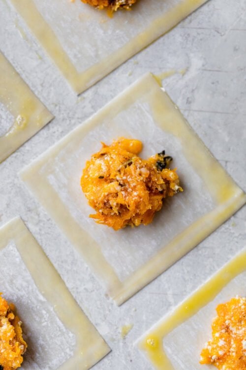 Butternut Ravioli wonton wrapper recipe