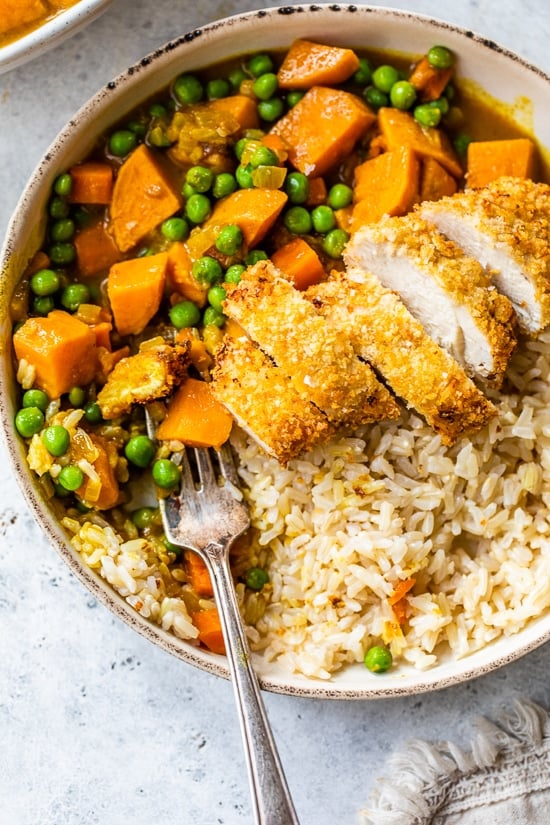 Air Fryer Crispy Chicken Katsu