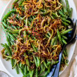 Green Beans with Caramelized Onions
