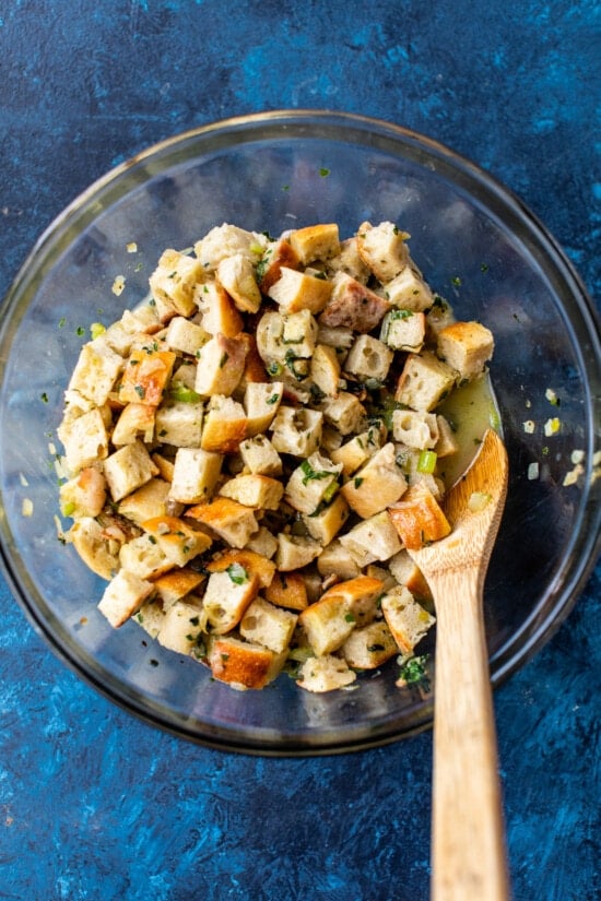 stale bread for stuffing