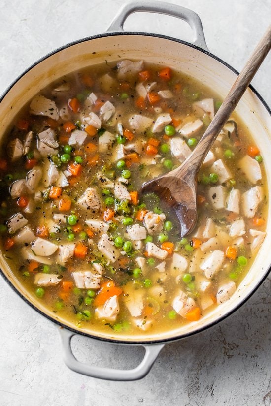 Turkey Pot Pie with Mashed Sweet Potato Topping