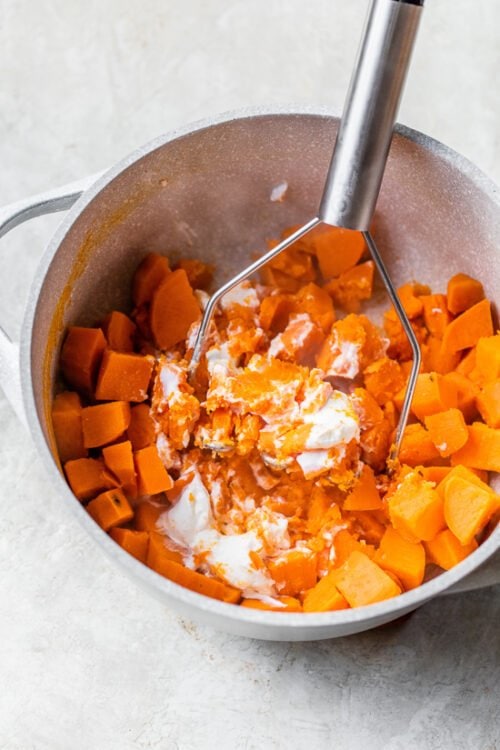 mashed sweet potatoes