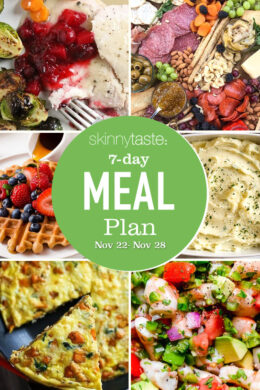 7 Day Healthy Meal Plan (November 22-28)