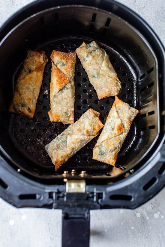 air fryer egg rolls