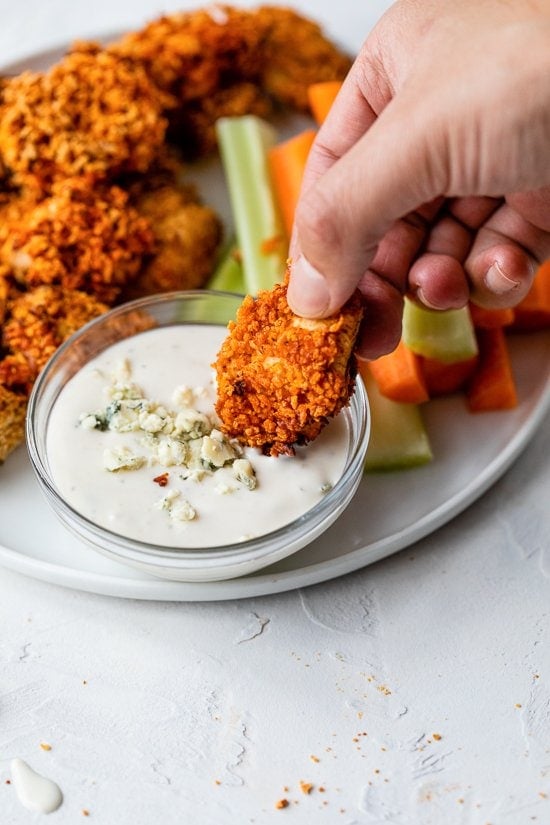 Air Fryer Buffalo Chicken Bites