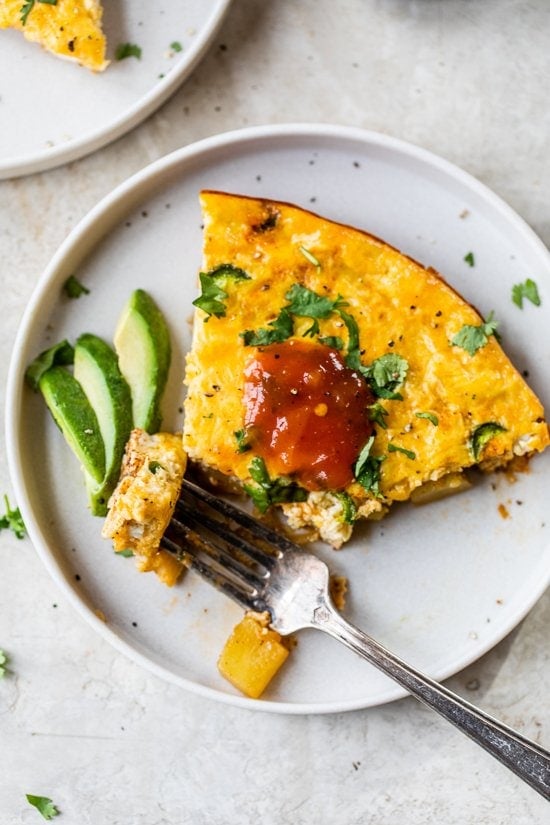 Crustless Potato Jalapeño Quiche