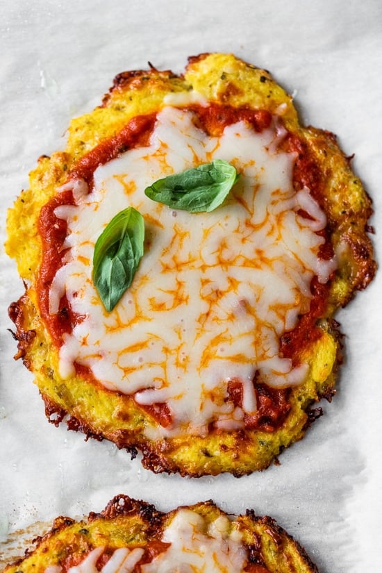 Spaghetti Squash Crust Pizza