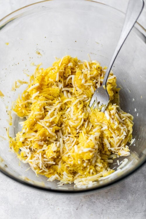 how to make spaghetti squash crust