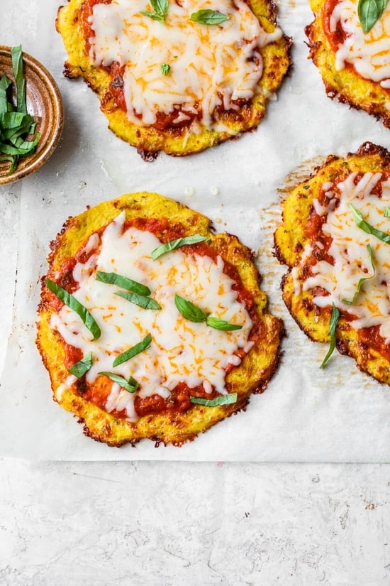 Spaghetti Squash Crust Pizza