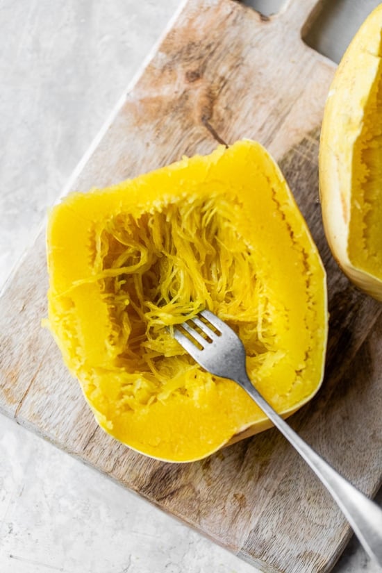 spaghetti squash in microwave